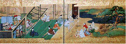 「文正草子」屏風