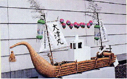 大津の盆船